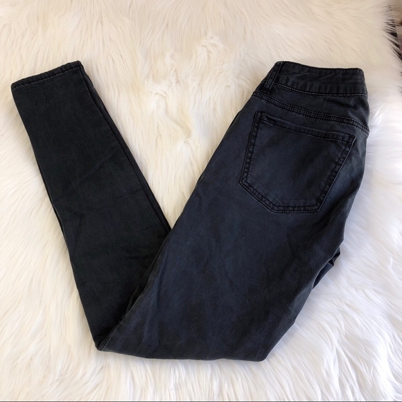 AEO navy color skinny pants with texture - Picture 5 of 5